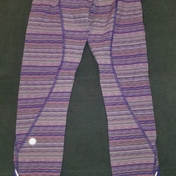 Lululemon Inspire Tight II (Mesh) Size 2 Space Dye Twist Iris Flower Pink Shell - Picture 13 of 16